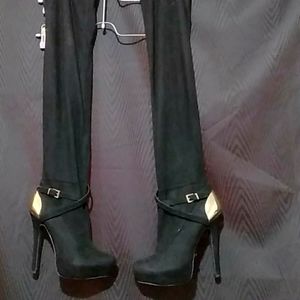 Shedazzeled Thigh high boots